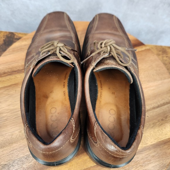 Ecco Helsinki‎ Oxford Shoes Mens EU 44 US 10 / 10.5 Brown Leather Comfort main image 7